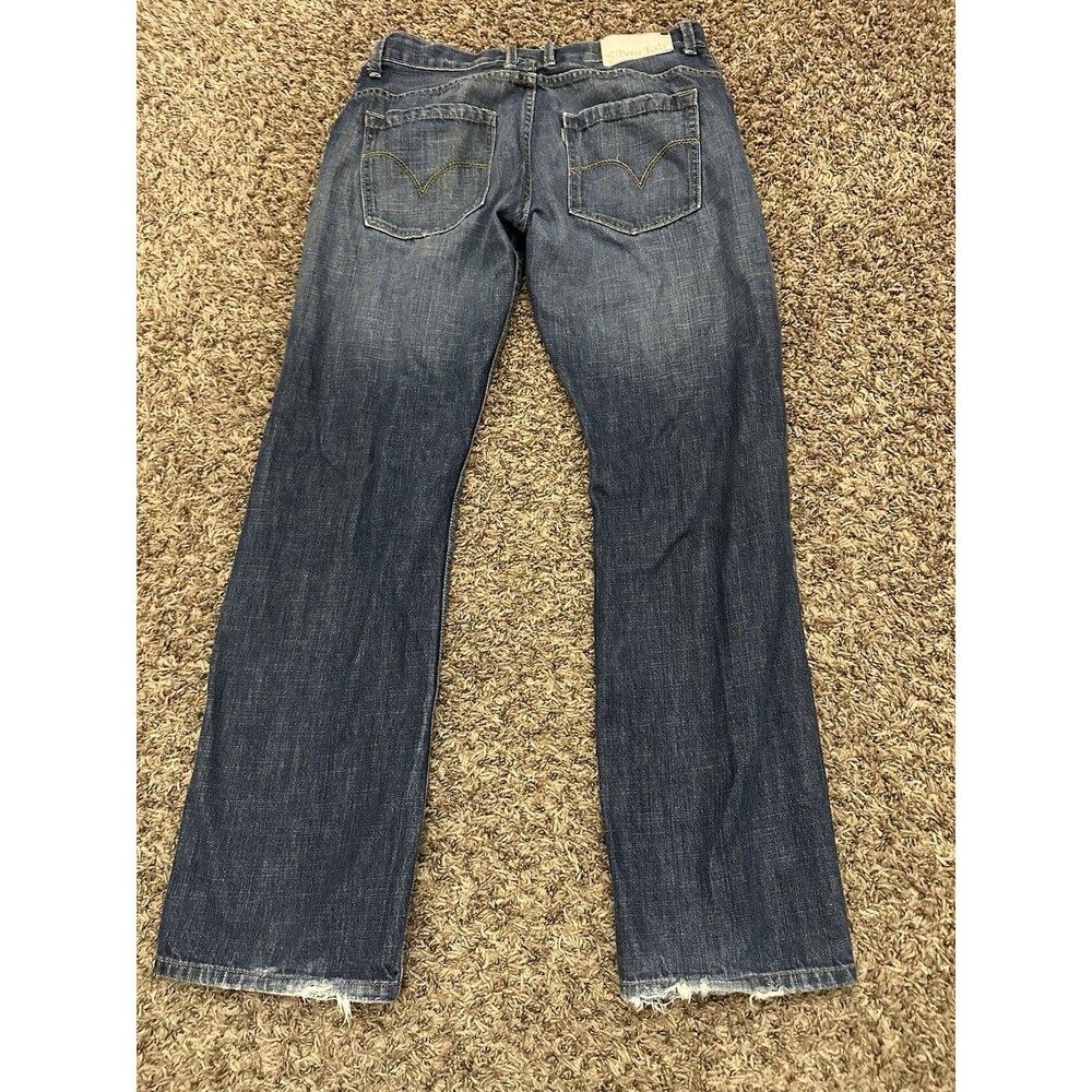 Levi's Silvertab Boot Jeans Skater R&B Denim Blue Mens Size 32x32